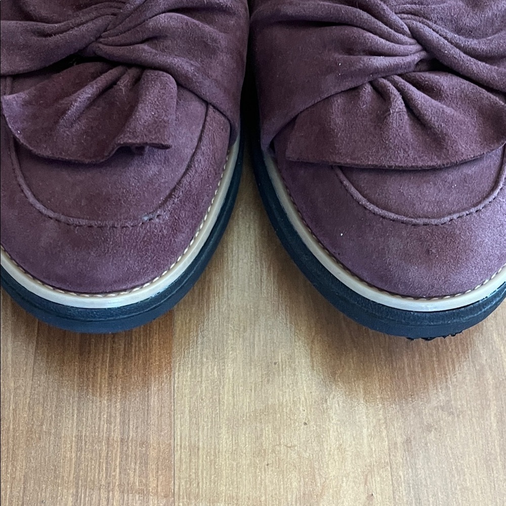 Collection clarks Women's Burgundy Loafers - Picture 4 of 8